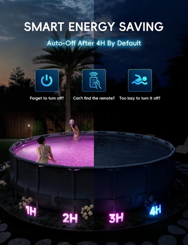 🌟New Series — Poolside Solar Light for Swimming Pool ✨