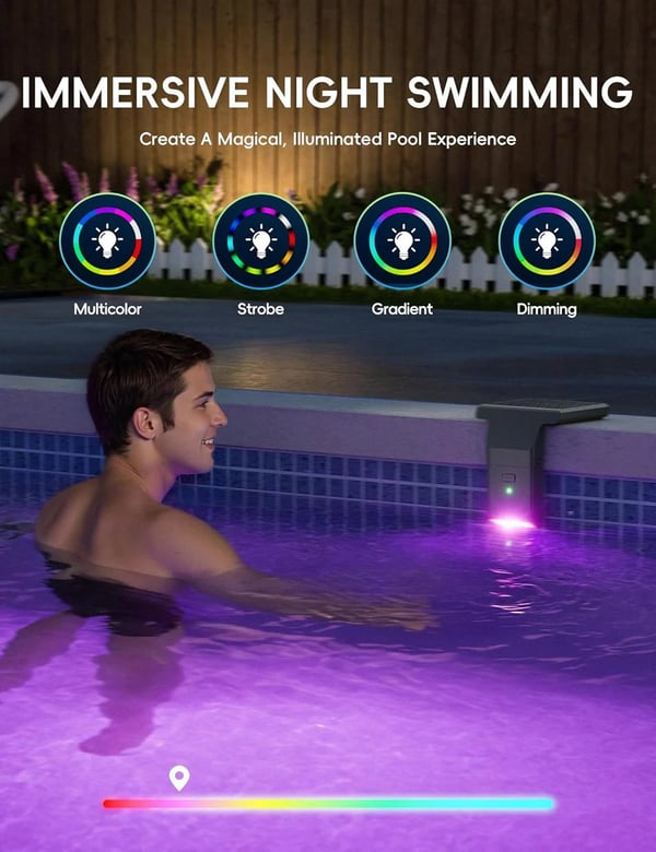 🌟New Series — Poolside Solar Light for Swimming Pool ✨