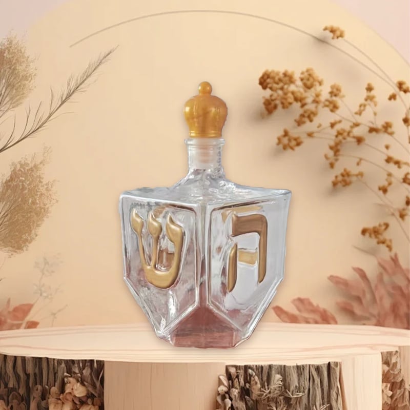 Hanukkah 2025 Dreidel Whiskey Bottle