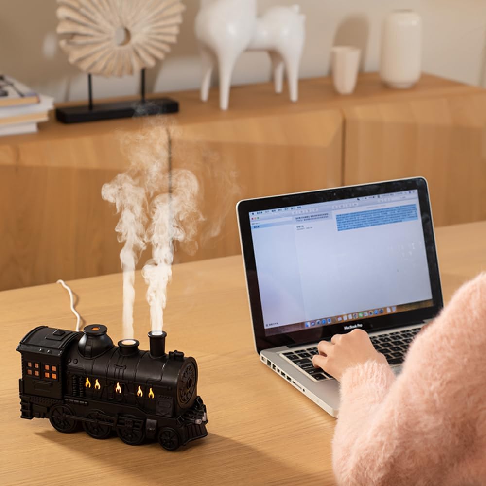 Retro Train Essential – Cool Mist Humidifier with 2 Spray Modes