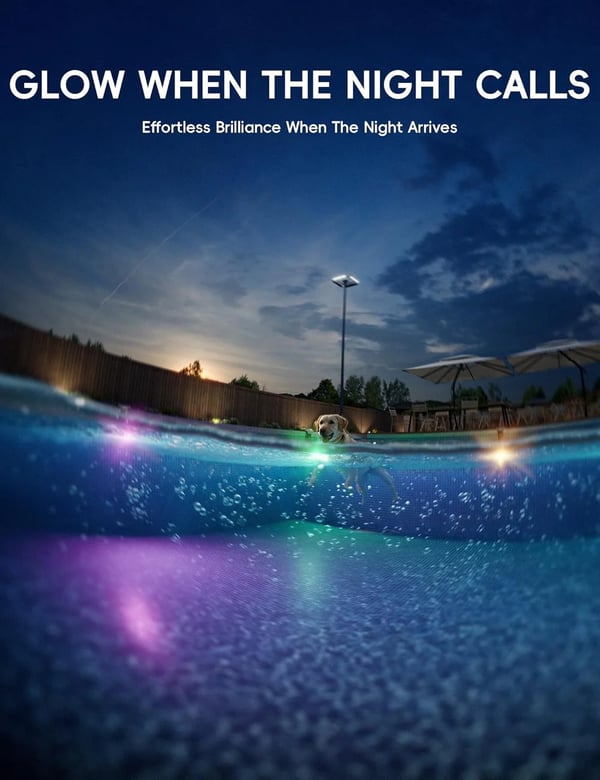 🌟New Series — Poolside Solar Light for Swimming Pool ✨