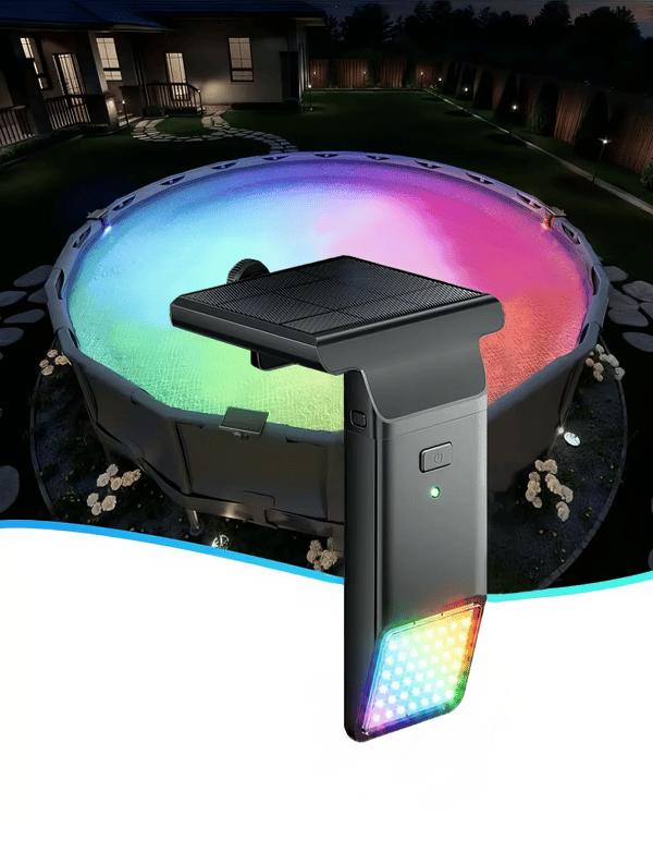 🌟New Series — Poolside Solar Light for Swimming Pool ✨